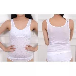 나염 캐릭터 하트 패턴 주니어 브라 런닝 이너웨어 캡내장나시 신축성