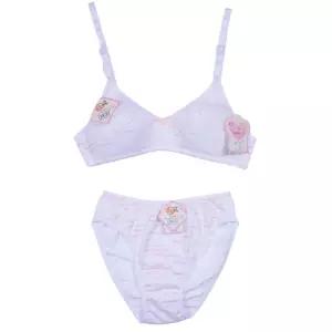 주니어 항균 기능성 이너세트 2단계 A컵 코디 삼각팬티 인기 심플 80A