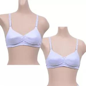 편안한 2단계 A컵 노와이어 주니어 브라 스타일 데일리 브래지어 속옷
