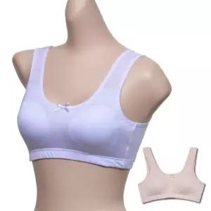 성장기 여아 데일리 1단계 AA컵 브라 아동 주니어 중학생 베이직 일상