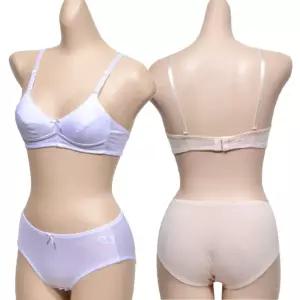 2단계 A컵 여학생 데일리 브라팬티 세트 베이직 12-16세 브래지어 75A