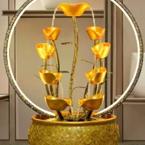 포춘 트리 분수대 미니 골드 폭포 화분 풍리 포춘트리 거실