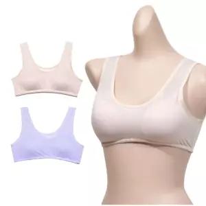 패드내장 주니어 1단계 A컵 스포츠브라 초등학생 편한착용감 아동 80A