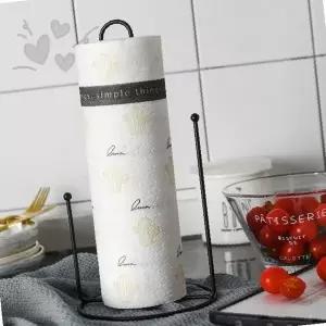 주방 키친타올 스탠드 홀더 걸이 블랙 수납 정리 보관 거치대 가정용