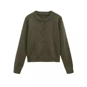 여자 울 가을 혼방 코트 스트리트 모피코트 라운드 1PICK3