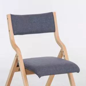 고급 접이식의자 가정용 원목체어 보조 폴딩체어 홈인테리어 간의자