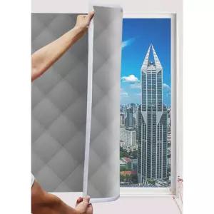 소음 차단재 창문 방음 커튼 보온 유리창 흡음 시트 오피스텔 탈착식 벽면