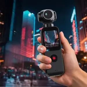 5K 포켓 액션 카메라 270 °  회전 렌즈 빠른 초점 스포츠 캠코더 1.69인치 터치스크린 비디오 녹화 EIS 흔