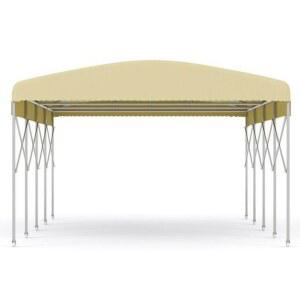 텐트 접이식 자바라 텐트 차고지텐트 4mx4mx2.5m 용 방수텐트 노점 캠핑