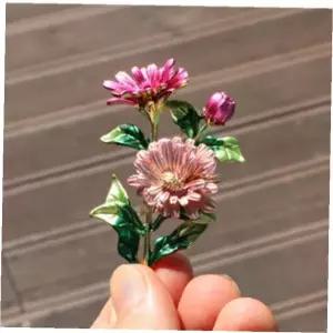 미니 코사지 브로치 핀 장미 꽃 뱃지 감사 선물 어린이 학생 부모님 행사 장식