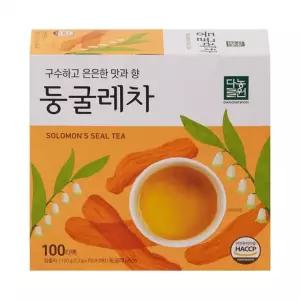 사무실 탕비실 손님 접대용 둥굴레차 티백 100개입 120g 대용량 침출차