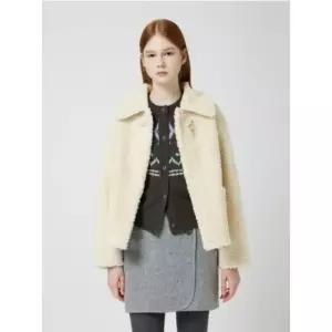 [백화점정품] CC콜렉트 금속 토글 장식 퍼 자켓 C254PSJ611