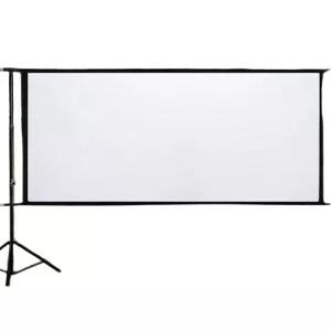 야외용 스크린 스탠드형 바퀴달린 이동식 시네마 빔스크린