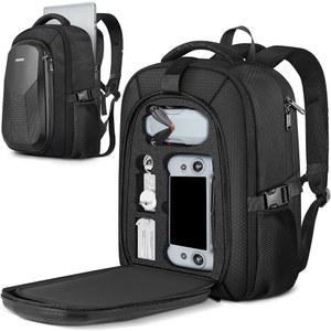 PEKRUWS Atom 2 케이스, 포텐식 RC PTD 1 컨트롤러용 확장형 Atom 2 백팩, 대용량 여행용 드론 가방, 15.6인치 노트북에 적합, 더 많은 콤보 액세서리를 위한 방수 하드 캐리어 케이스