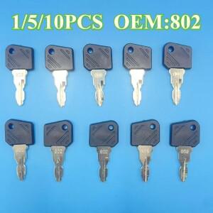 린데 지게차용 802 키 1/5/10개 7915492618 팔레트 트럭 T16 T20 스태커 L14 호환