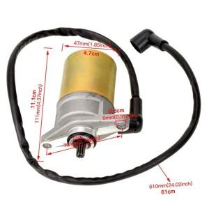 GY6 125cc ATV 모페드 금속 전기 부품용 4행정 스쿠터 모터 교체, 간편 설치