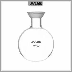 둥근 바닥 플라스크 로타리 증발기 액세서리 실험실 유리제품 50ml 100ml 250ml 500ml 구형 마우스 35mm 1
