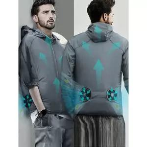 선풍기옷 충전 선풍기 현장 부착형선풍기 쿨링팬 17V 야외