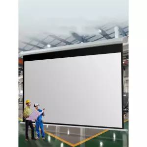대형 전동 스크린 200인치 롤스크린 와이드 회의실 영화관