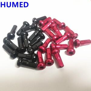 36 개/몫 사용자 정의 9G 3.5mm 오토바이 스포크  소재 알루미늄 합금 육각형 꼬리 휠 너트