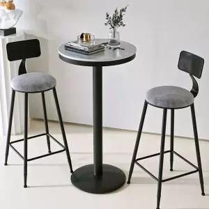 바 테이블 세트 홈까페 야외 라운드 높은의자 발코니