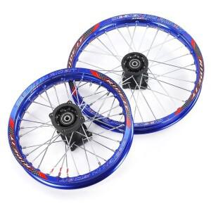 오토바이 휠 허브 알루미늄 합금 14-17인치 앞뒤 림 블랙 KLX CRF Kayo BSE 오프로드