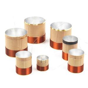 전문 스피커 보이스 코일: 고온 수리를 위한 꼬임 구리 리드 및 알루미늄