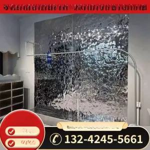 컬러 스텐판 3장 온코 미러 대형 대중소 물결무늬 상담 장식판 물결 백본 강판