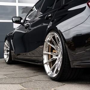 광택 처리된 5x114.3 17 20 22인치 자동차 휠, 알루미늄 합금