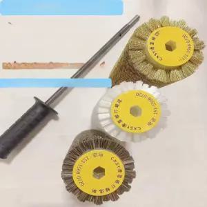 스노우보드 유지보수 롤러 왁싱 구리 스크래퍼 셀프 유지관리 핸들 나일론손솔