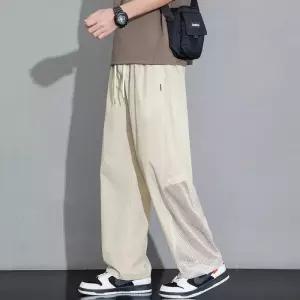 남자 바지 캐주얼 여름 쿨링 메쉬 통기 운동 일자 빅사이즈 원픽2