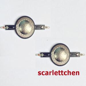 한쌍의 25.4/25.5 (1인치) 티타늄 다이어프램 돔 트위터 혼 드라이버 보이스 코일