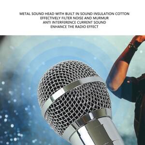 유선 마이크 무빙 코일 타입 휴대용 호환 노래 가정용 호환 KTV 회의용 호환 9.8피트