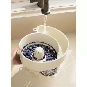 달팽이 자동 야채 채망 세척 물빠짐 바구니 + 주방용품