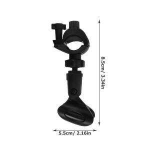 컴팩트 가벼운 마이크 홀더 클립 휴대용 호환 범용 호환 라이브 스트리밍 스튜디오 녹음 대중 연설