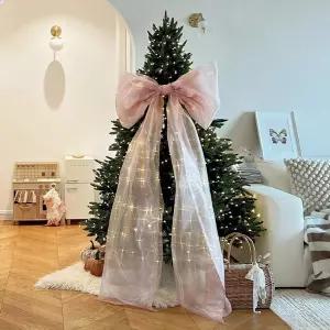 크리스마스 대왕 리본 트리 룸데코 꾸미기 오너먼트