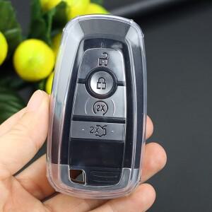 포드 퓨전 머스탱 Kuga Ecosport F-150 랩터 Fob 용 투명 Tpu 자동차 원격 키케이스