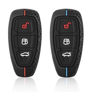 실리콘 자동차 키케이스 셸, 포드 쿠가 포커스 Mk3 몬데오 피스타 티타늄 에코 스포츠 트랜짓 MK8 커버 액