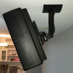 금속 스피커 스탠드 홀더 벽 천장 마운트 브래킷 UB-20 서라운드 사운드 호환 액세서리 흰색 검은 색