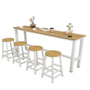 홈바테이블 의자 구성 바테이블 베란다 바 카페 인조대리석 조리대 아일랜드 화이트 수납