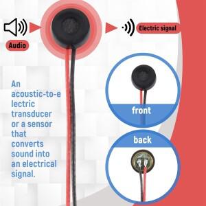 PC 휴대폰 MP3 MP4 용 호환 일렉트릿 콘덴서 MIC 4mm x 2mm 10개