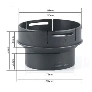 웨바스토 에버스파이셔 디젤 주차 히터용 에어벤트 덕팅 플랫 피스 엘보우 파이프 아웃렛 배기 조인트 커넥