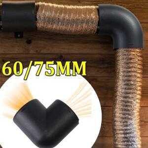 75/60mm 플라스틱 L자형 에어 파이프 엘보우 아웃렛 커넥터 웨바스토 에버스파이셔 디젤 주차 히터 액세서