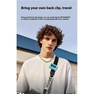 FiiO Snowsky 레트로 나노 보호 케이스 가죽 커버 DC 및 헤드폰 앰프 클립 플레이어 액세서리