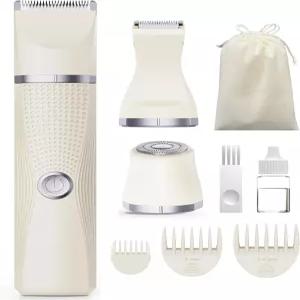 유니보노 퍼빅 헤어 트리머 여성 - 방수 비키니 충전식 3-in-1 전기 면도기 바디 개인 그루머 다리