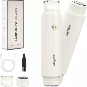 선비프로 2-in-1 비키니 헤어 트리머 IPX6 여성용 방수 전기 면도기 무통 바디 퍼빅 언더암 다리 팔