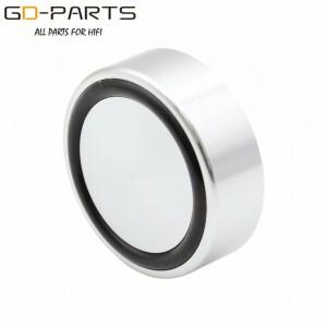 44x17mm CNC 가공  알루미늄 절연 스탠드 HIFI  스피커 용 호환 기본 매트 피트 패드 DAC CD 턴테이블 레코