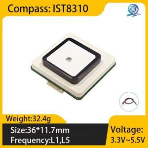 고정밀 L1L5 이중 주파수 GNSS 수신기 센티미터급 위치 측정 RTK UAV/농업용 내비게이션