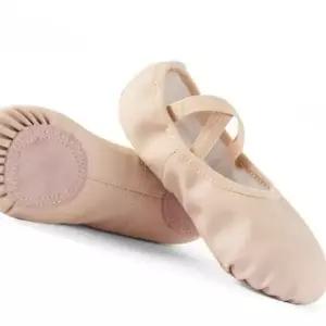 무용 발레슈즈 성인 가죽 연습화 부드러운 발레화 댄스 슈즈 블랙 핑크