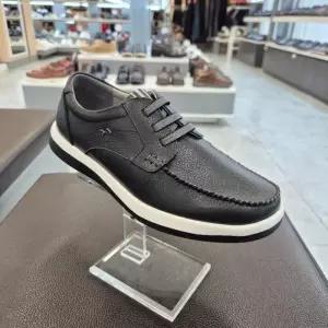 HC11 소가죽 남성 보트화 초경량 세미정장 보트화  W2H2U5J1359